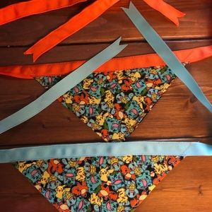 New Handcrafted Lot of 2 Pet Bandanas
